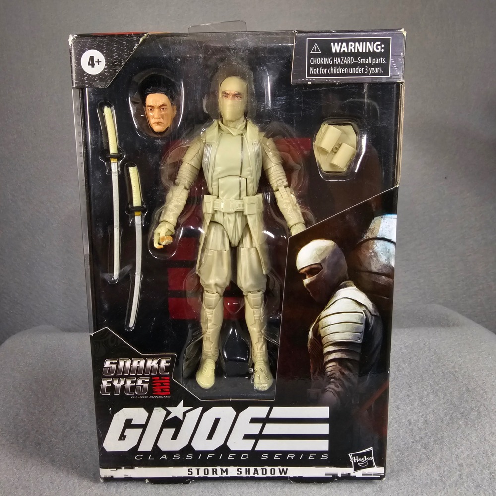 GI Joe Classified Series Storm Shadow Snake Eyes Origins Ninja Action Figure New